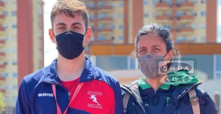 EL MARCHADOR CASTREÑO MARTÍN RODRÍGUEZ PAZOS SE PROCLAMA CAMPEÓN DE CANTABRIA ABSOLUTO Y SUB23 DE MARCHA