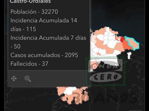 Castro registra cinco casos más de covid y un aumento de la incidencia