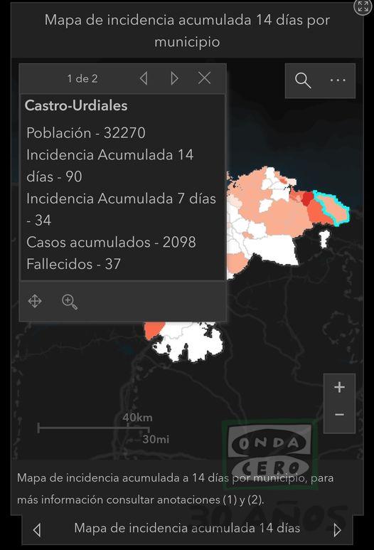 Castro Urdiales, sin contagios por covid en las últimas 24 horas