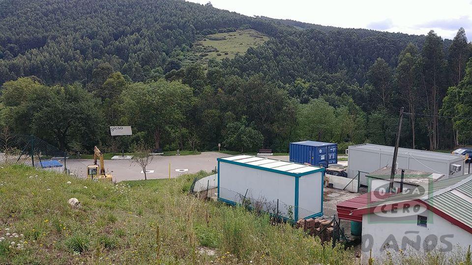 Catas en el parque Campillo de Santullán para localizar residuos de amianto
