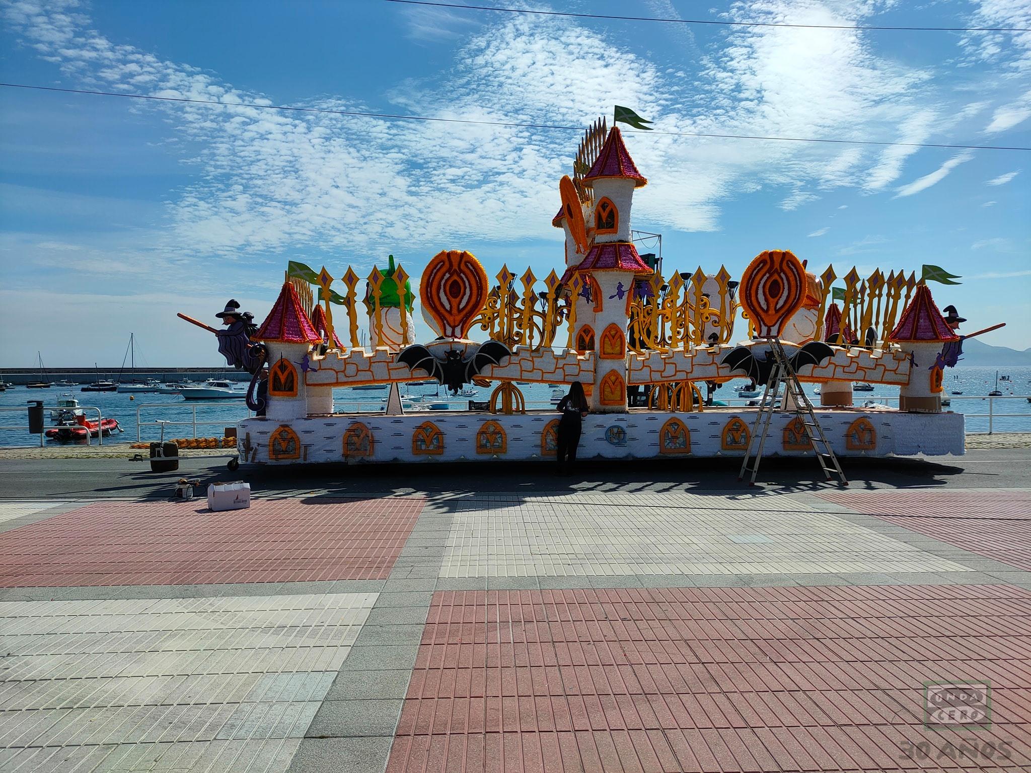 Exposición de carrozas en Amestoy