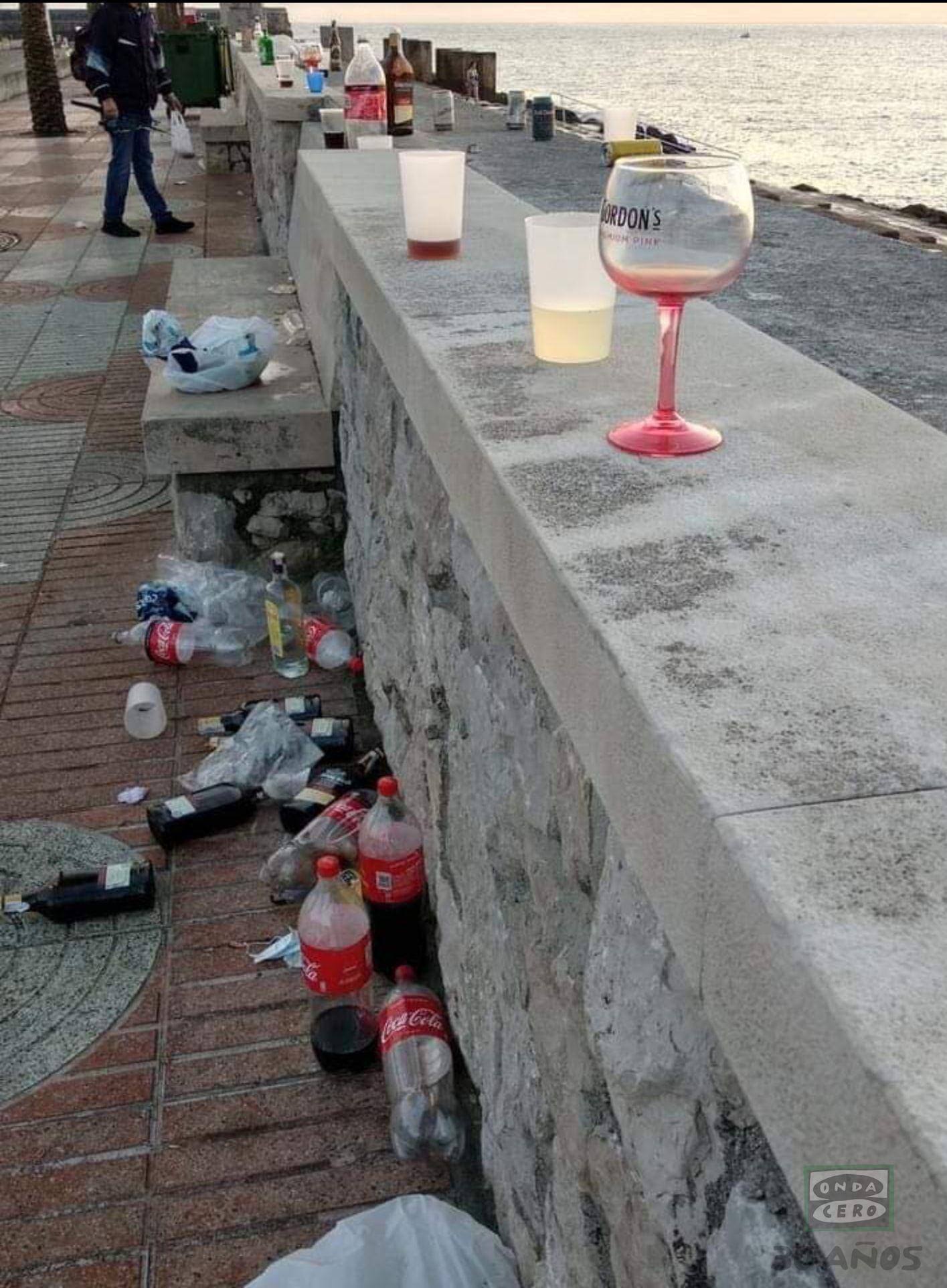Alcohol y bronca en el muelle Don Luis