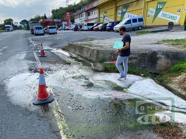 Obras de saneamiento en El Haya