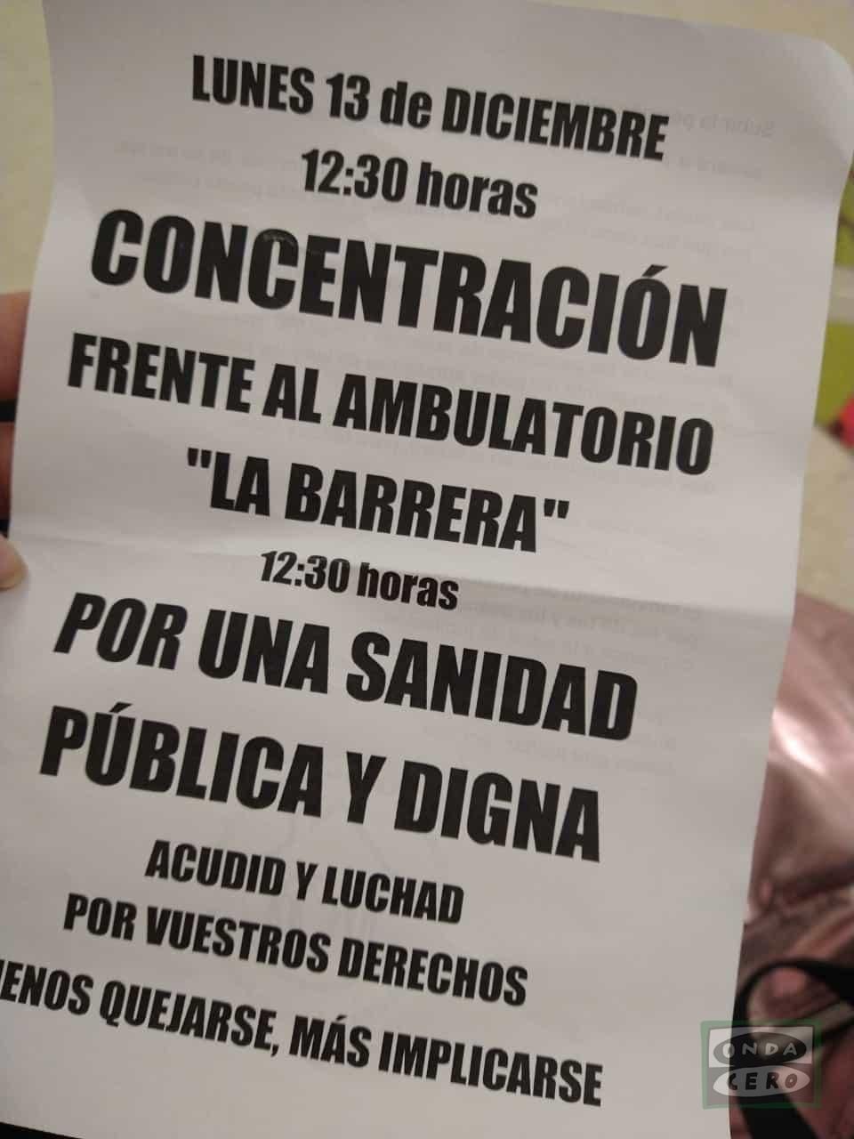 Concentración por una sanidad ‘pública y digna’