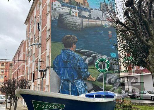 Finalizado el primer mural marinero