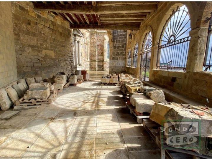 El PP denuncia la dejadez del Gobierno regional y el Ayuntamiento por no haberse retirado aún el material de obras de Santa María