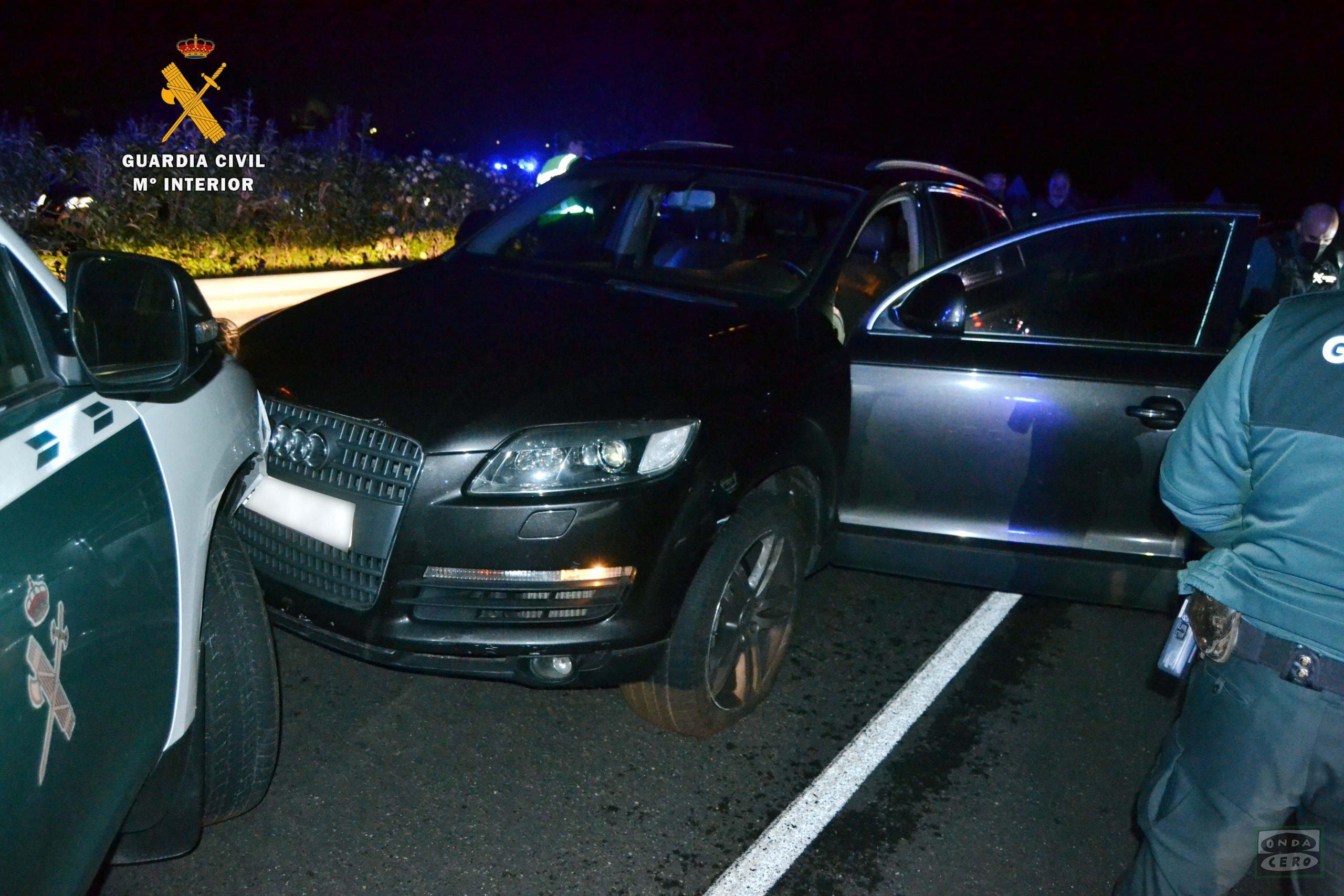 La Guardia Civil detiene a un conductor tras circular 55 kilómetros en sentido contrario en la A-8