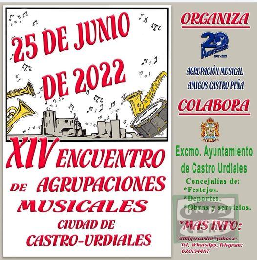 Castro Peña organiza el XIV Encuentro de agrupaciones musicales Ciudad de Castro Urdiales