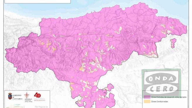 El Gobierno de Cantabria excluye el 94% del territorio para desarrollo eólico y un 3% quedará “muy condicionado”