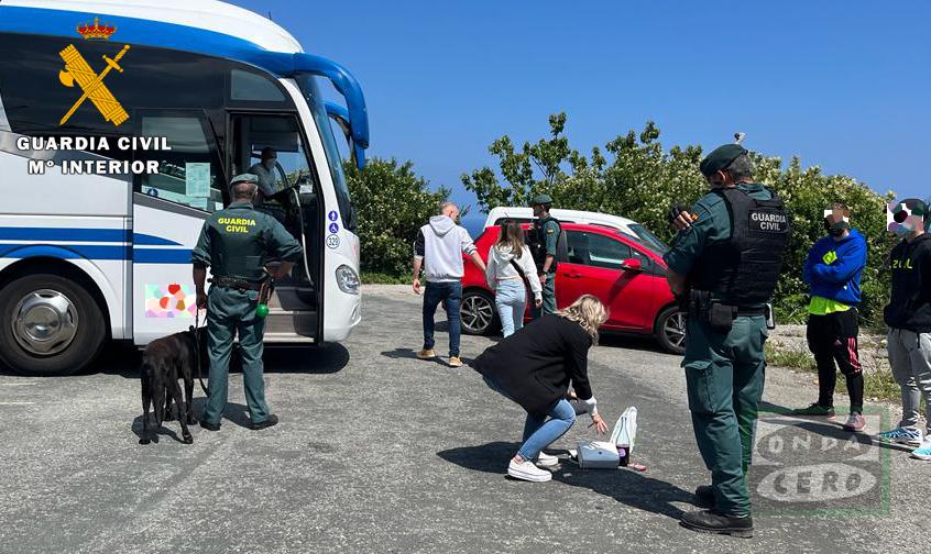 Macrofiesta en Castro Urdiales. Denuncias Guardia Civil