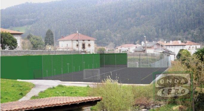 Adjudicada la redacción del proyecto de cubierta de la pista polideportiva de Otañes
