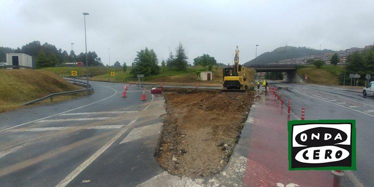 Comienzan las obras de mejora en los accesos a la autovía en Brazomar