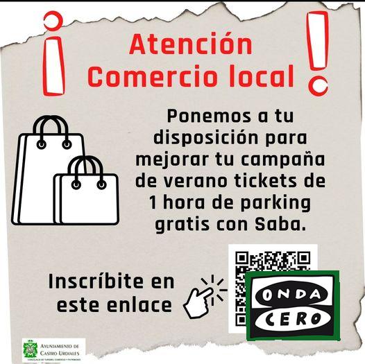 Reparto de tickets gratuitos de aparcamiento