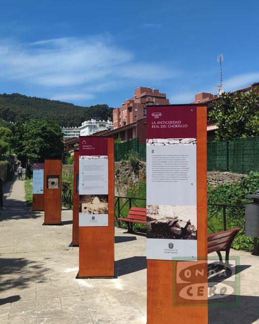 Renovados los paneles del centro de interpretación del acueducto del Chorrillo