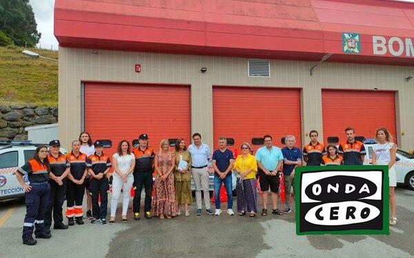 La consejera de Presidencia, Paula Fernández, inspecciona en Castro los nuevos medios materiales de Protección Civil