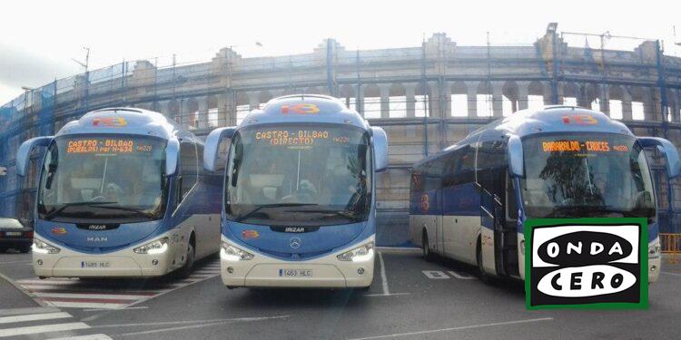 FACUA pide reforzar la frecuencia de paso en la línea de autobuses entre Castro y Bilbao