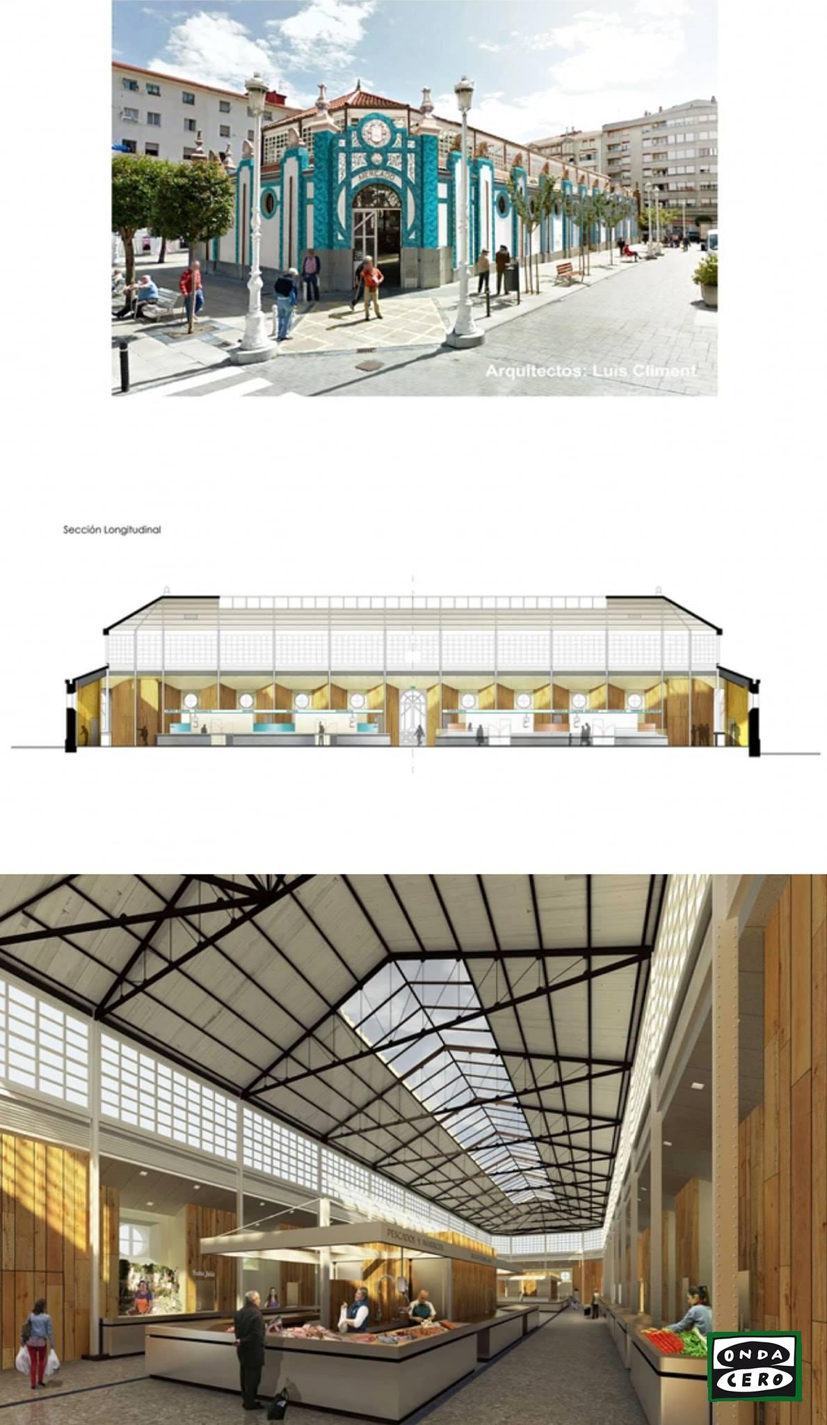 Las obras de la plaza del mercado de Castro acabarán en 2023