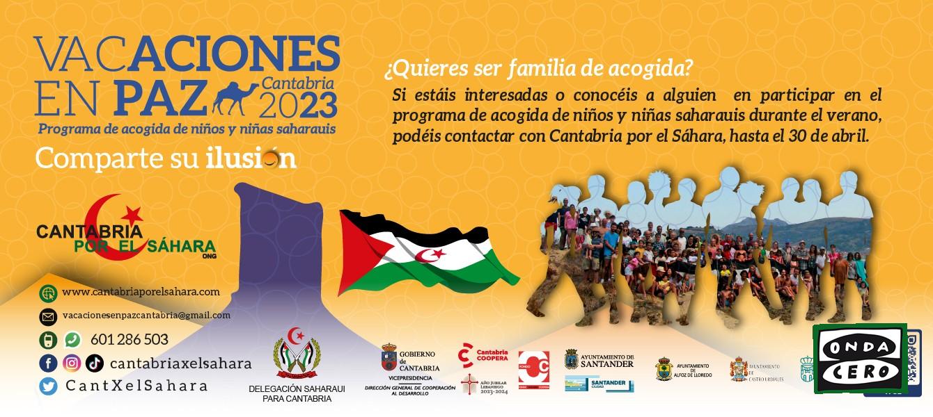 Abiertas hasta el 30 de abril las inscripciones de las familias que quieran acoger a niños saharauis este verano