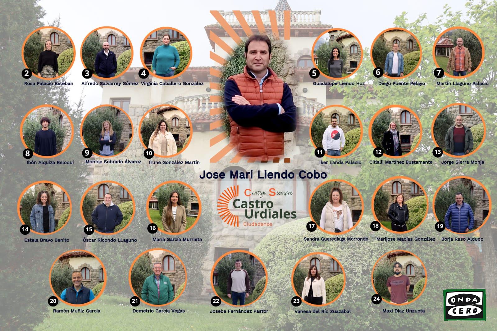 Candidatura de Ciudadanos al Ayuntamiento de Castro Urdiales