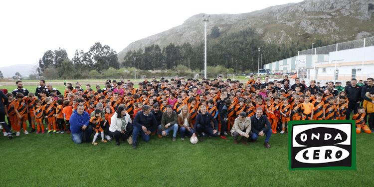 Inaugurada la primera fase de las obras del campo de fútbol de Vallegón