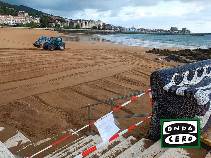 Comienzan los trabajos de acondicionamiento de las zonas de baño de Castro