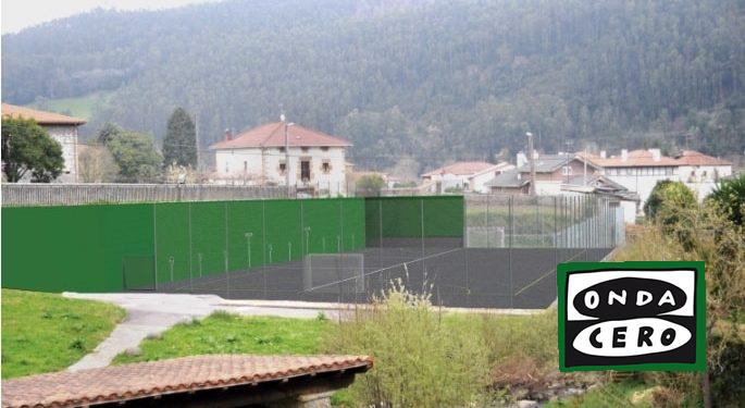 Adjudicada a la empresa CANNOR la obra para cubrir la pista frontón de Otañes