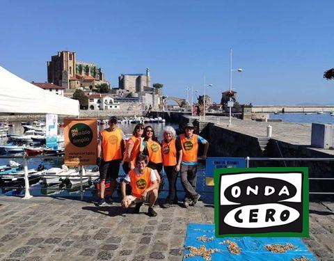 Recogidas 2.500 colillas de la Dársena de Castro Urdiales