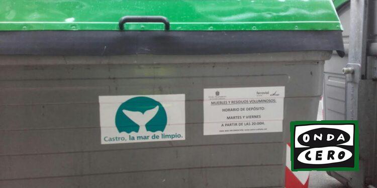 Los castreños generaron en 2023 cerca de 14.400 toneladas de basura