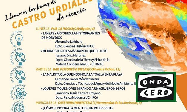 ‘Pint of science’ recala esta próxima semana en tres bares de Castro Urdiales
