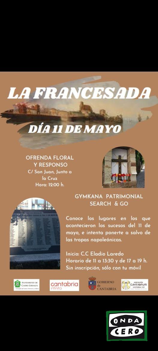 Una ofrenda floral y una gymkana patrimonial, actos de conmemoración de ‘La Francesada’ de este año