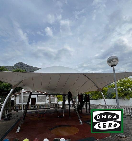 Finalizan las obras de cubrimiento del parque infantil de Oriñón