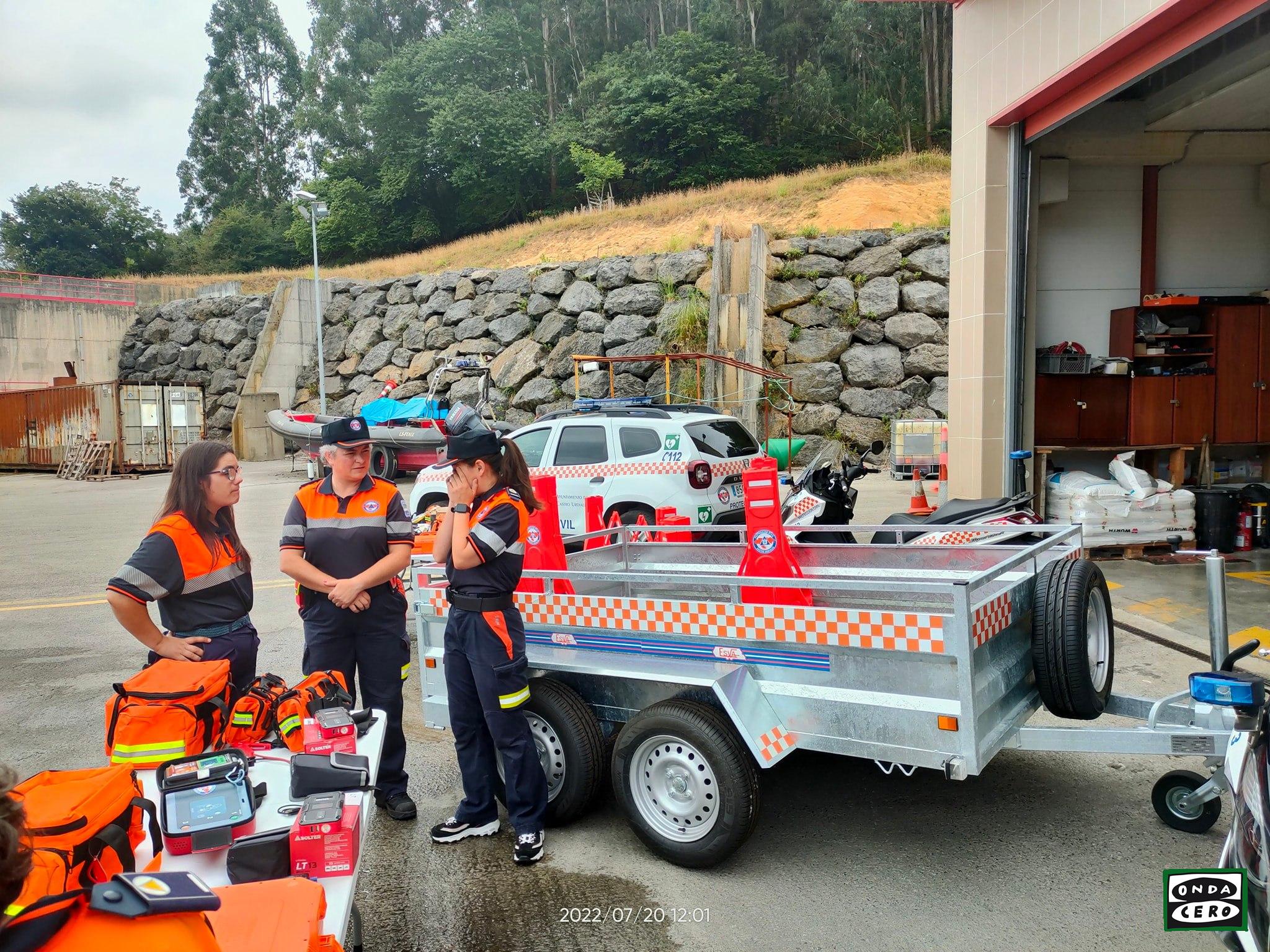 El Ayuntamiento de Castro recibe 27.356 euros de la Consejería de Presidencia para adquirir recursos materiales en los servicios de Protección civil, emergencias y Policía local