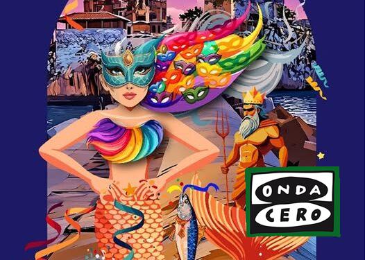 El cartel ‘Invitados acuáticos’ del artista leonés César Núñez, ganador del concurso para anunciar el Carnaval de Castro Urdiales
