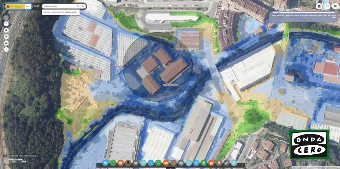 La Confederación hidrográfica del Cantábrico advierte sobre la limitación de la normativa en el proyecto del nuevo gimnasio del IES Zapatero de Castro