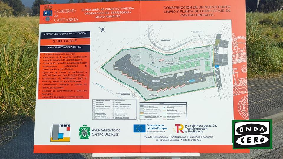 El Gobierno de Cantabria autoriza la cesión a MARE de la parcela en Vallegón donde construirá el nuevo punto limpio de Castro Urdiales