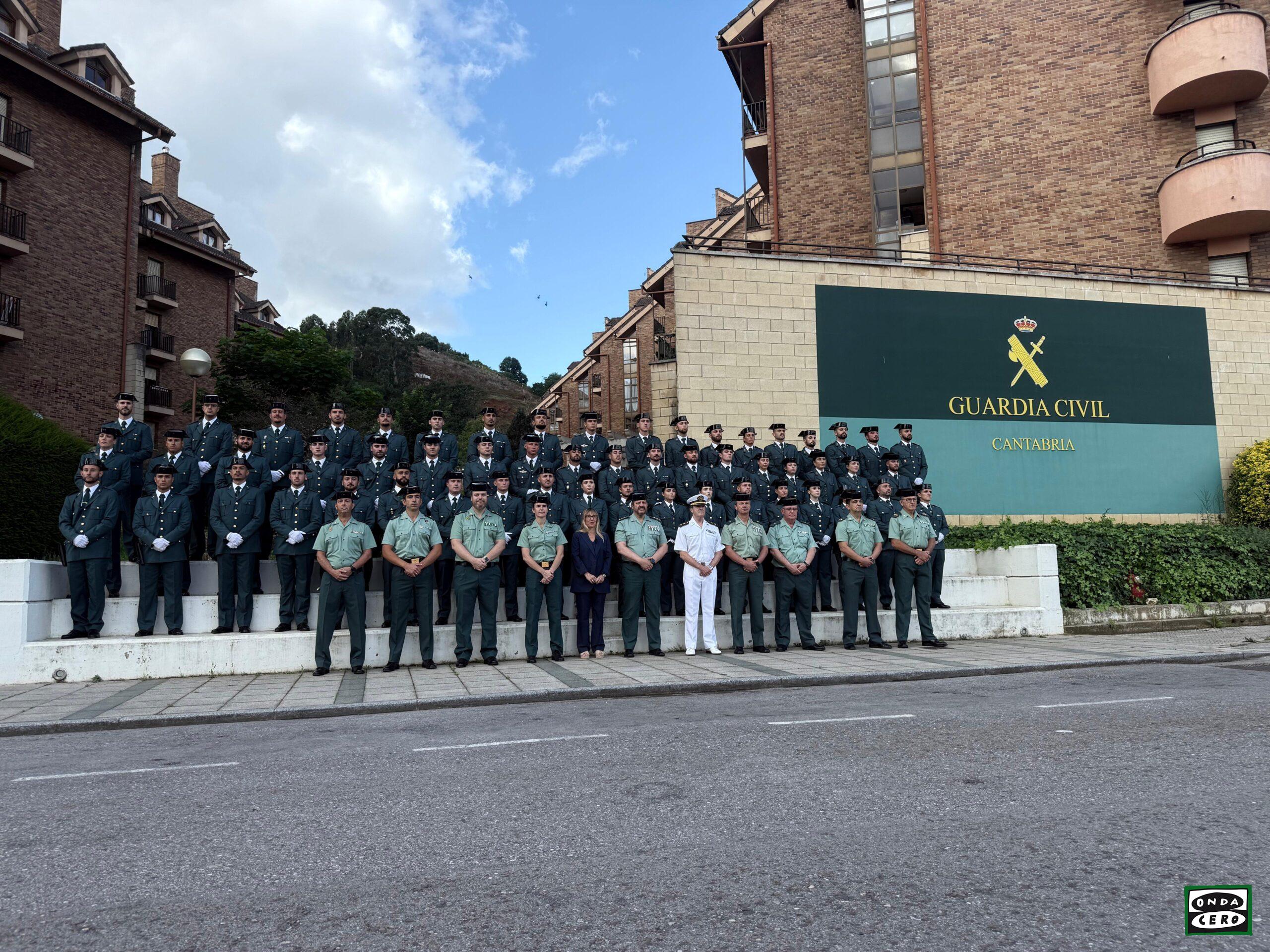 La delegada del Gobierno en Cantabria anuncia la incorporación de 90 nuevos agentes de la Guardia Civil a la Comunidad autónoma, 9 de ellos en Castro, en la presentación del despliegue de los refuerzos para el control de ocio en verano