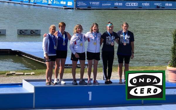 Ana González Balmaseda suma su título mundial número 18, tras lograr el oro en K-2 en Hungría