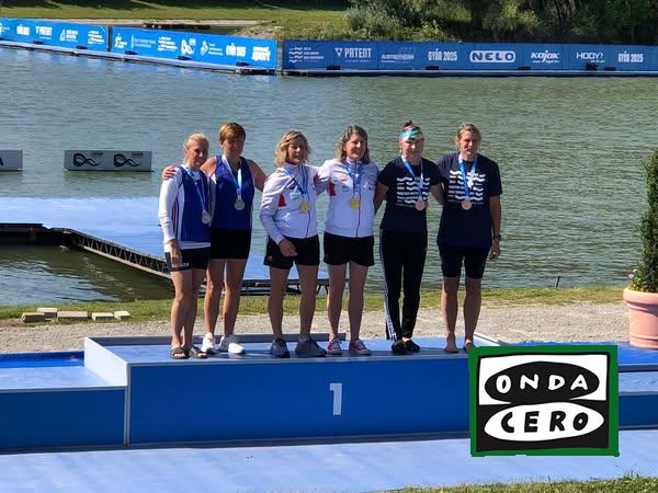 Ana González Balmaseda suma su título mundial número 18, tras lograr el oro en K-2 en Hungría