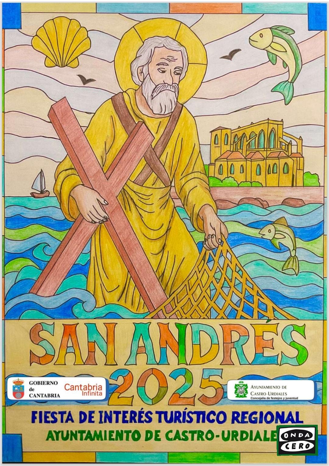 Ganadores de los concursos de carteles y poemas de la mar de las fiestas de San Andrés de Castro Urdiales