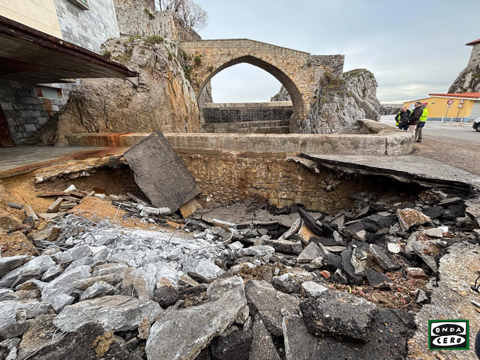 72.600 euros ha costado el arreglo del socavón junto al Pabellón de actividades náuticas de Castro Urdiales