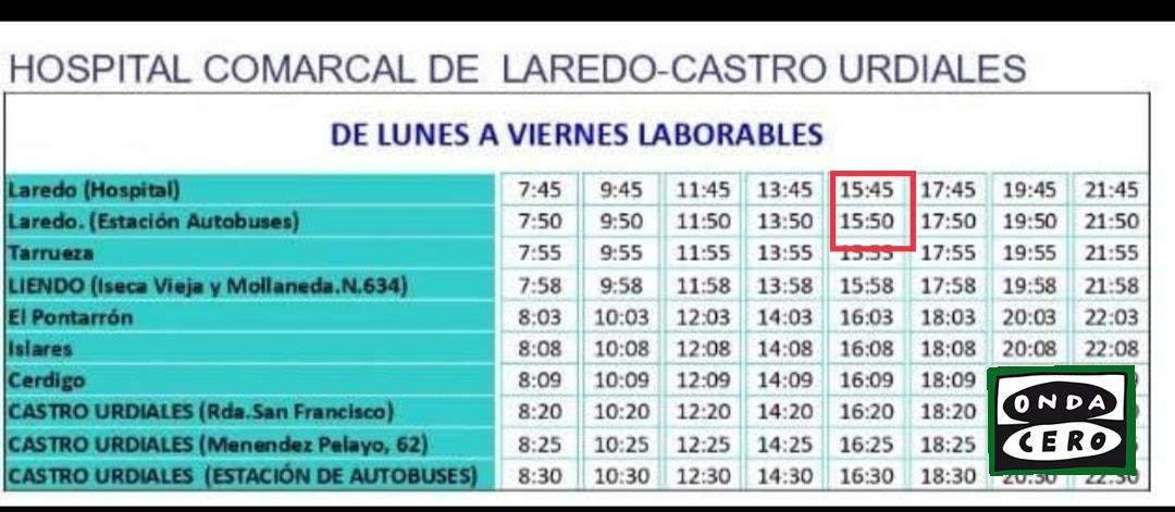 Decenas de estudiantes de Castro, Guriezo y Liendo pedirán a ALSA que no aplique el cambio de horario que suprime el autobús de las 14.45 por otro a las 15.50