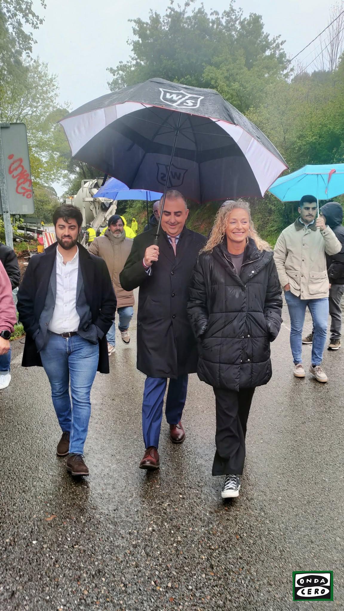 La semana que viene acabarán las obras de los desprendimientos de taludes en la carretera N-634 a su paso por Mioño con un inversión de casi 90.000 euros del Gobierno de Cantabria