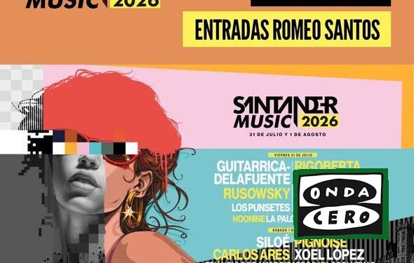 Los artistas más top del momento estarán en el Santander Music, el 31 de julio y 1 de agosto