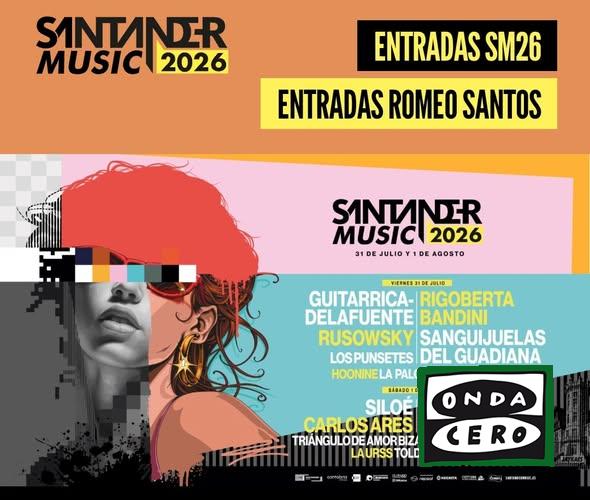 Los artistas más top del momento estarán en el Santander Music, el 31 de julio y 1 de agosto