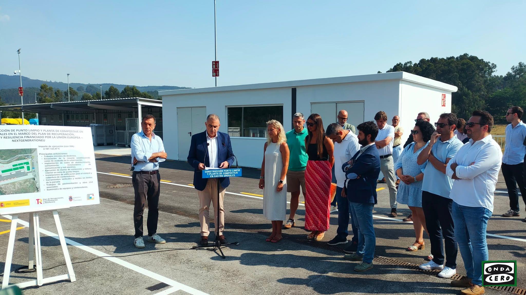 Media inaugura el nuevo punto limpio de Castro Urdiales tras una inversión de más de dos millones de euros