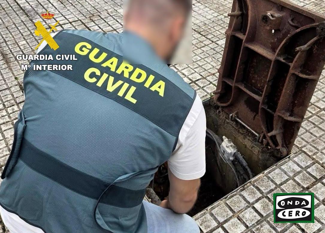 Detenido un vecino de Castro de 39 años como presunto autor de la sustracción de 150 kilos de cable de cobre del alumbrado público del municipio